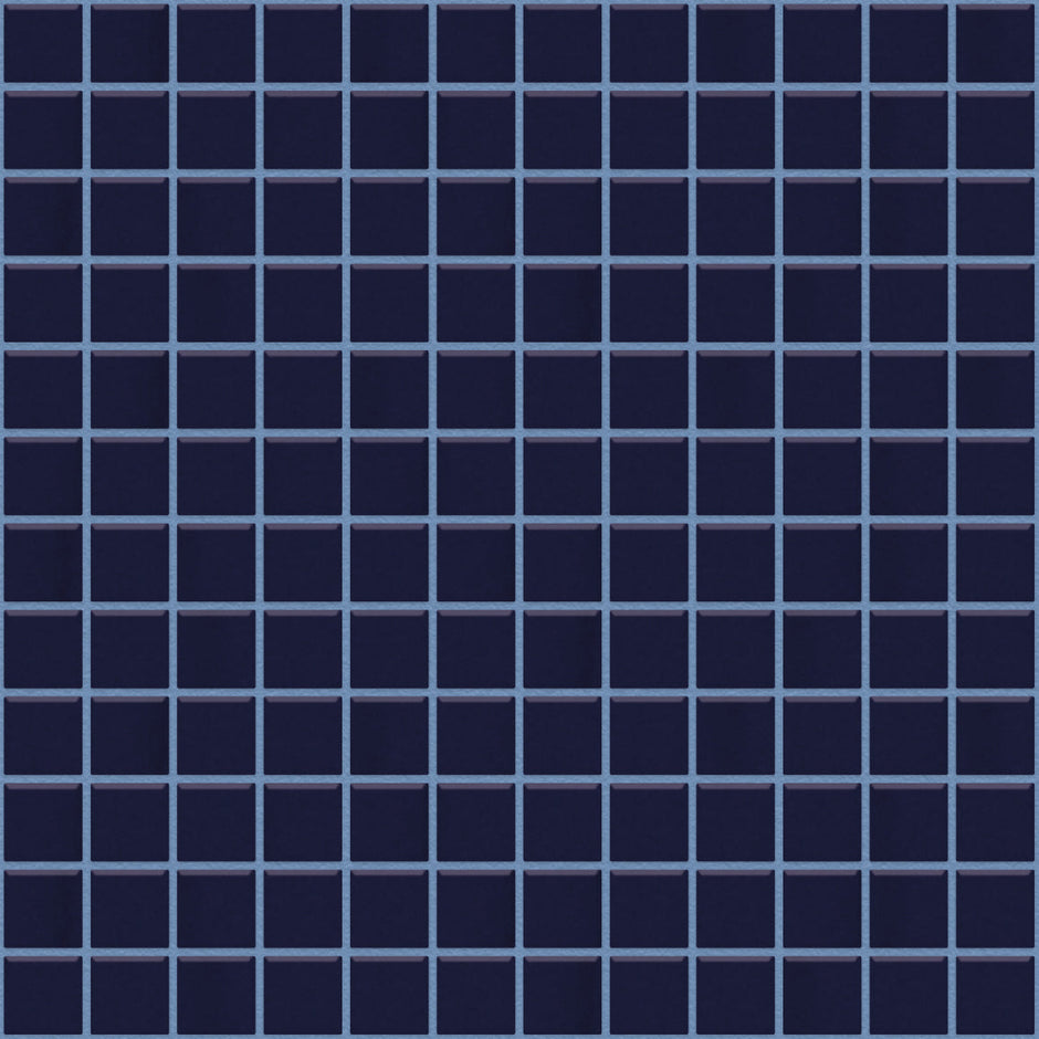 The Mosaic Factory Barcelona Mozaiek Tegel Vierkant - Donker Blauw Porselein Geglazuurd 300x300 mm