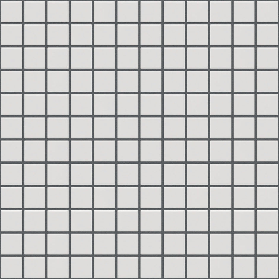 The Mosaic Factory Barcelona Mozaiek Tegel Vierkant - Extra Wit Porselein Geglazuurd 300x300 mm