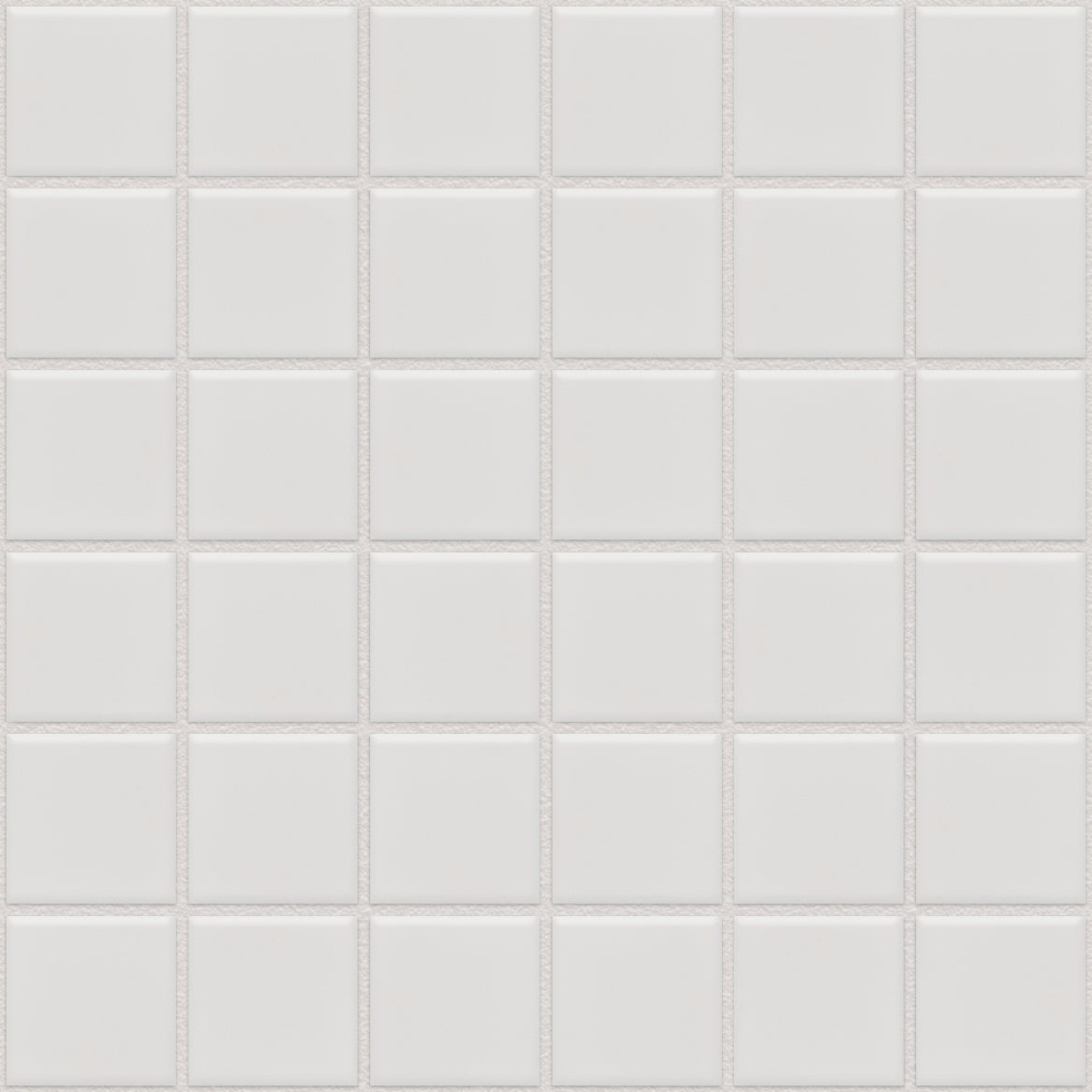 The Mosaic Factory Barcelona Mozaiek Tegel Vierkant - Extra Wit Porselein Geglazuurd 309x309 mm