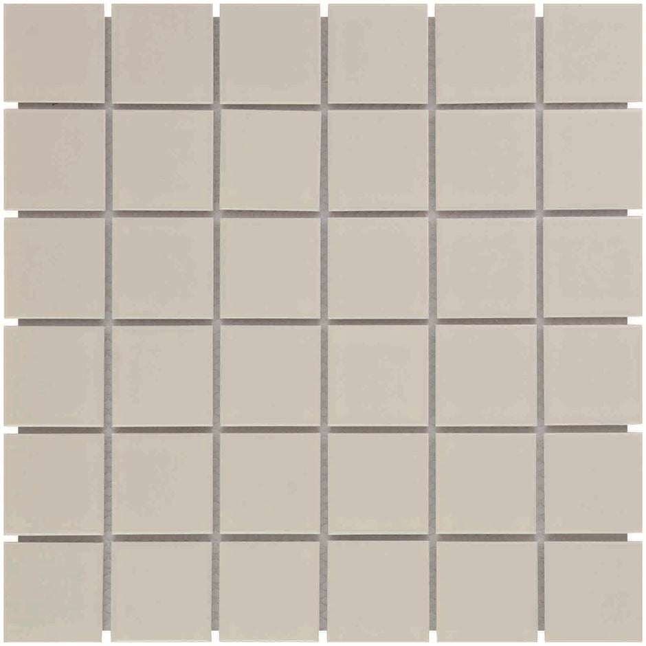 The Mosaic Factory Barcelona Mozaiek Tegel Vierkant - Extra Wit Porselein Geglazuurd 309x309 mm - Originele artikel