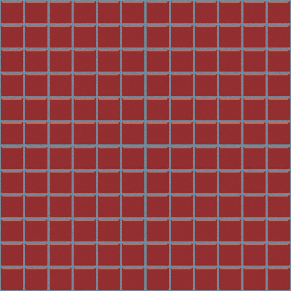 The Mosaic Factory Barcelona Mozaiek Tegel Vierkant - Rood Porselein Geglazuurd 300x300 mm