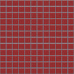 The Mosaic Factory Barcelona Mozaiek Tegel Vierkant - Rood Porselein Geglazuurd 300x300 mm