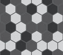 The Mosaic Factory London Mozaiek Tegel Hexagon - Contrast Mix Ongeglazuurd, R11 281x325 mm
