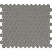 The Mosaic Factory London Mozaiek Tegel Hexagon - Donker Grijs Porselein Ongeglazuurd, R11 260x300 mm