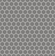 The Mosaic Factory London Mozaiek Tegel Hexagon - Grijs Porselein Ongeglazuurd, R11 260x300 mm
