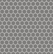 The Mosaic Factory London Mozaiek Tegel Hexagon - Grijs Porselein Ongeglazuurd, R11 260x300 mm