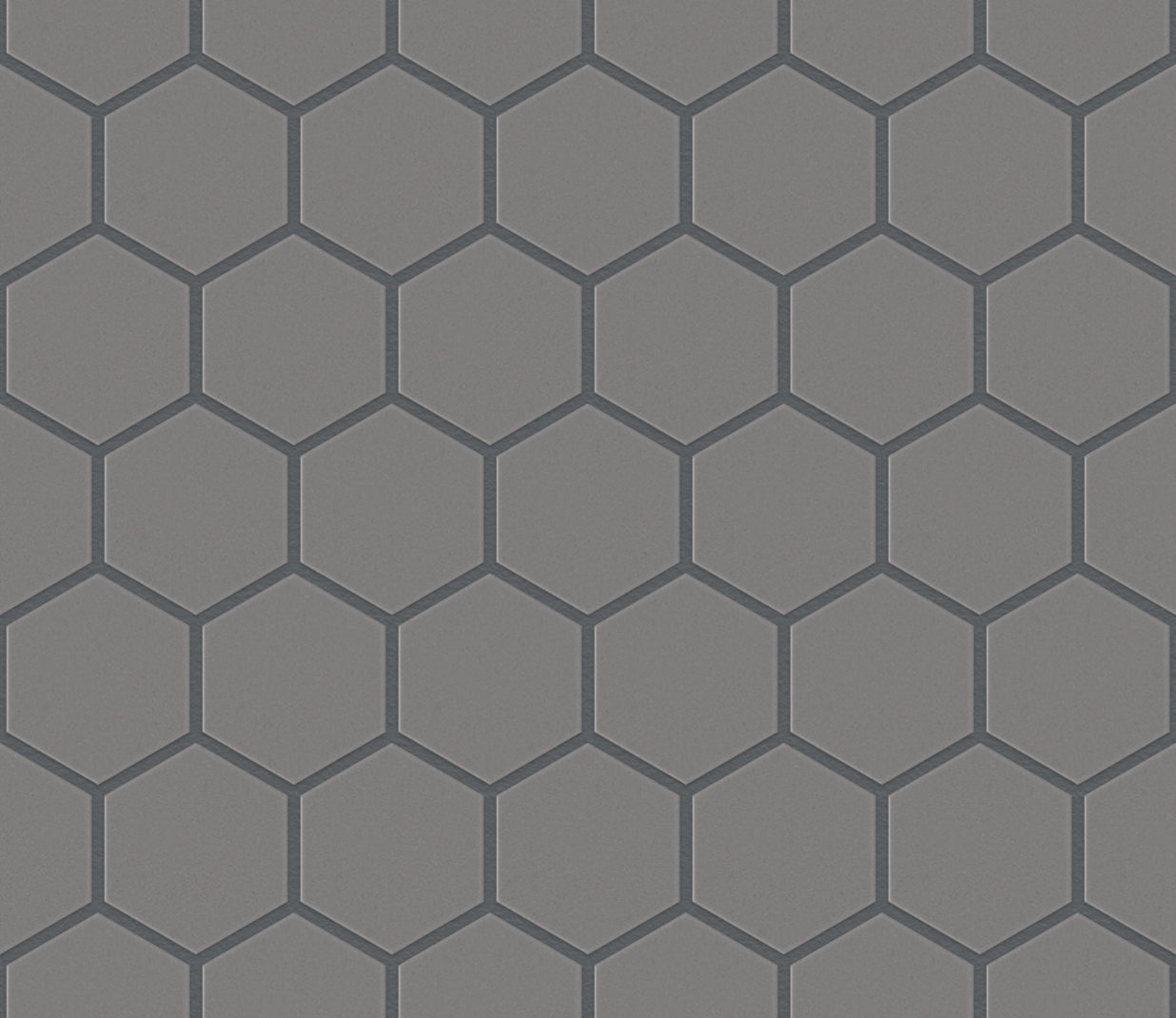 The Mosaic Factory London Mozaiek Tegel Hexagon - Grijs Porselein Ongeglazuurd, R11 281x325 mm