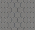The Mosaic Factory London Mozaiek Tegel Hexagon - Grijs Porselein Ongeglazuurd, R11 281x325 mm
