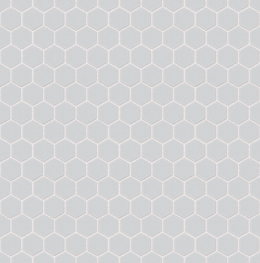 The Mosaic Factory London Mozaiek Tegel Hexagon - Super Wit Porselein Ongeglazuurd, R11 260x300 mm