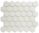 The Mosaic Factory London Mozaiek Tegel Hexagon - Super Wit Porselein Ongeglazuurd, R11 281x325 mm