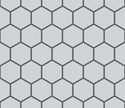 The Mosaic Factory London Mozaiek Tegel Hexagon - Super Wit Porselein Ongeglazuurd, R11 281x325 mm
