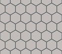 The Mosaic Factory London Mozaiek Tegel Hexagon - Wit Porselein Ongeglazuurd, R11 281x325 mm