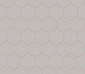 The Mosaic Factory London Mozaiek Tegel Hexagon - Wit Porselein Ongeglazuurd, R11 281x325 mm