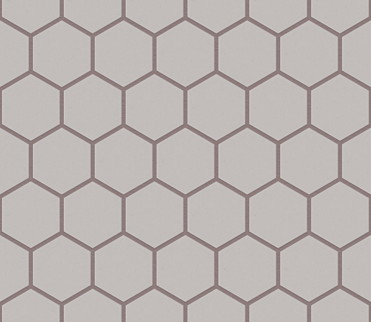 The Mosaic Factory London Mozaiek Tegel Hexagon - Wit Porselein Ongeglazuurd, R11 281x325 mm