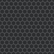 The Mosaic Factory London Mozaiek Tegel Hexagon - Zwart Porselein Ongeglazuurd, R11 260x300 mm