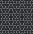 The Mosaic Factory London Mozaiek Tegel Hexagon - Zwart Porselein Ongeglazuurd, R11 260x300 mm