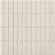 The Mosaic Factory London Mozaiek Tegel Rechthoek - Mat Wit Porselein Ongeglazuurd, R11 23x73x6 mm