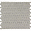 The Mosaic Factory London Mozaiek Tegel Rond - Grijs Porselein Ongeglazuurd, R11 315x294 mm
