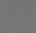 The Mosaic Factory London Mozaiek Tegel Rond - Grijs Porselein Ongeglazuurd, R11 315x294 mm