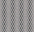 The Mosaic Factory London Mozaiek Tegel Rond - Wit Porselein Ongeglazuurd, R11 315x294 mm