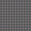The Mosaic Factory London Mozaiek Tegel Vierkant - Donker Grijs Porselein Ongeglazuurd, R11 300x300 mm