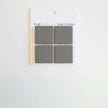 The Mosaic Factory London Mozaiek Tegel Vierkant - Donker Grijs Porselein Ongeglazuurd, R11 309x309 mm