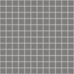 The Mosaic Factory London Mozaiek Tegel Vierkant - Grijs Porselein Ongeglazuurd, R11 300x300 mm