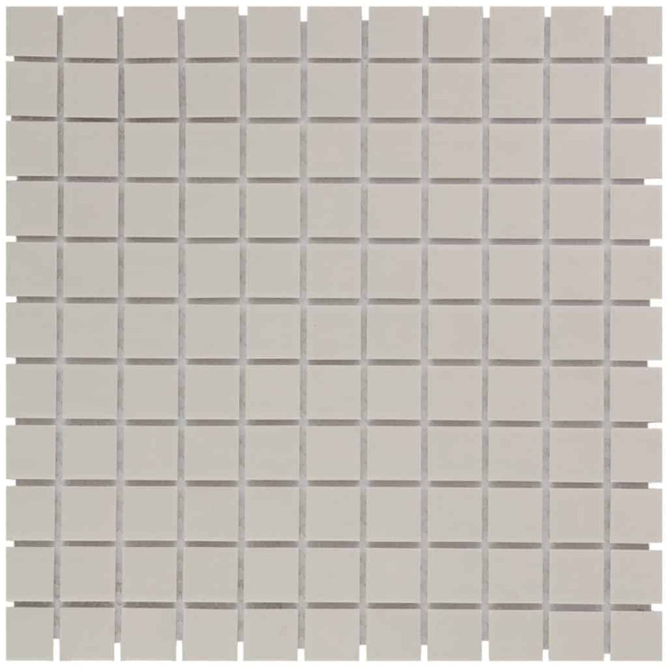 The Mosaic Factory London Mozaiek Tegel Vierkant - Porselein Wit Ongeglazuurd, R11 309x309 mm