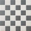 The Mosaic Factory London Mozaiek Tegel Vierkant - Schaakbord Porselein Ongeglazuurd, R11 309x309 mm