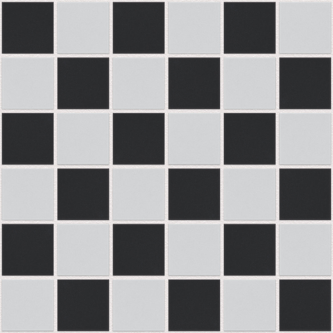 The Mosaic Factory London Mozaiek Tegel Vierkant - Schaakbord Porselein Ongeglazuurd, R11 309x309 mm