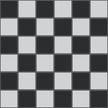The Mosaic Factory London Mozaiek Tegel Vierkant - Schaakbord Porselein Ongeglazuurd, R11 309x309 mm
