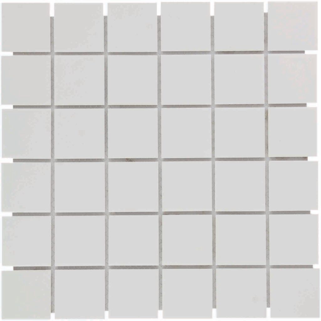 The Mosaic Factory London Mozaiek Tegel Vierkant - Super Wit Porselein Ongeglazuurd, R11 309x309 mm