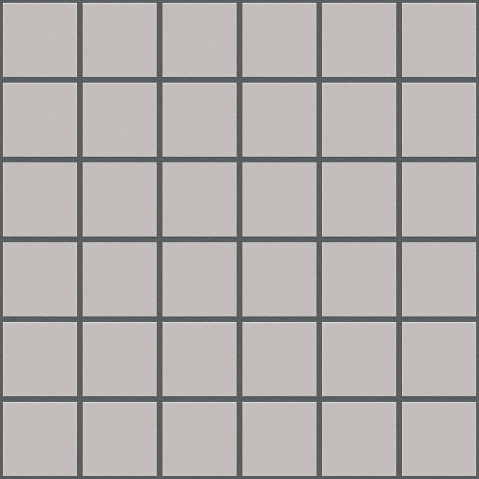 The Mosaic Factory London Mozaiek Tegel Vierkant - Wit Porselein Ongeglazuurd, R11 309x309 mm