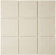 The Mosaic Factory London Mozaiek Tegel Vierkant - Wit Porselein Ongeglazuurd, R11 95x95x6 mm