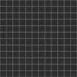 The Mosaic Factory London Mozaiek Tegel Vierkant - Zwart Porselein Ongeglazuurd, R11 300x300 mm