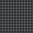 The Mosaic Factory London Mozaiek Tegel Vierkant - Zwart Porselein Ongeglazuurd, R11 300x300 mm