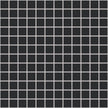 The Mosaic Factory London Mozaiek Tegel Vierkant - Zwart Porselein Ongeglazuurd, R11 300x300 mm