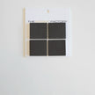 The Mosaic Factory London Mozaiek Tegel Vierkant - Zwart Porselein Ongeglazuurd, R11 309x309 mm