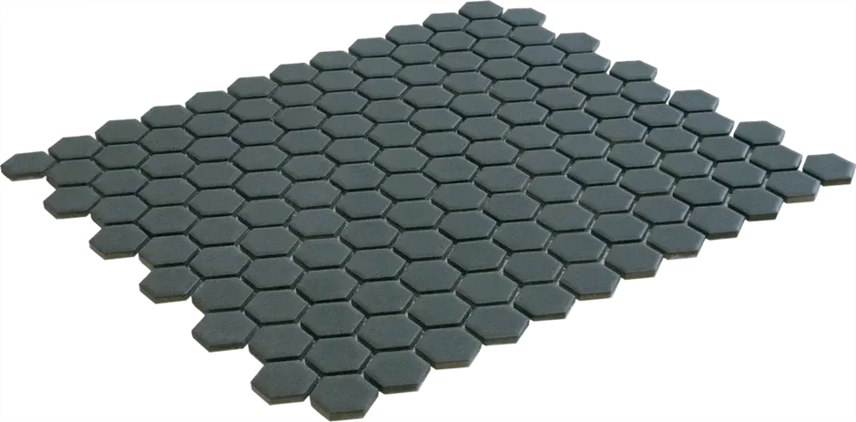 The Mosaic Factory Mozaïek Tegel Camo Green Matt Hexagons - 23x26mm