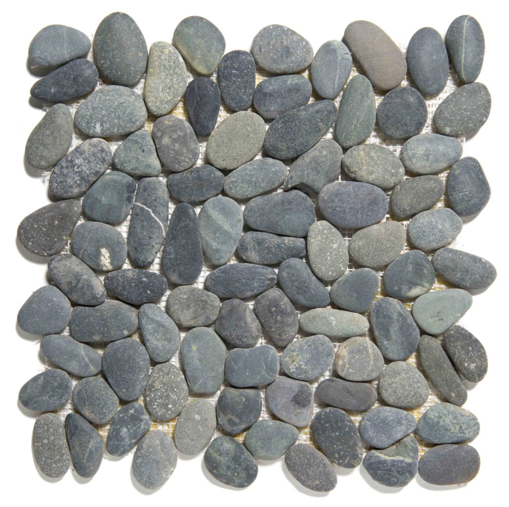 The Mosaic Factory Natural Stone Mozaiek Tegel Kiezel - Dark Grey Kiezels Natural 303x300 mm