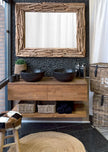The Mosaic Factory Natural Stone Mozaiek Tegel Kiezel - Dark Grey Kiezels Natural 303x300 mm