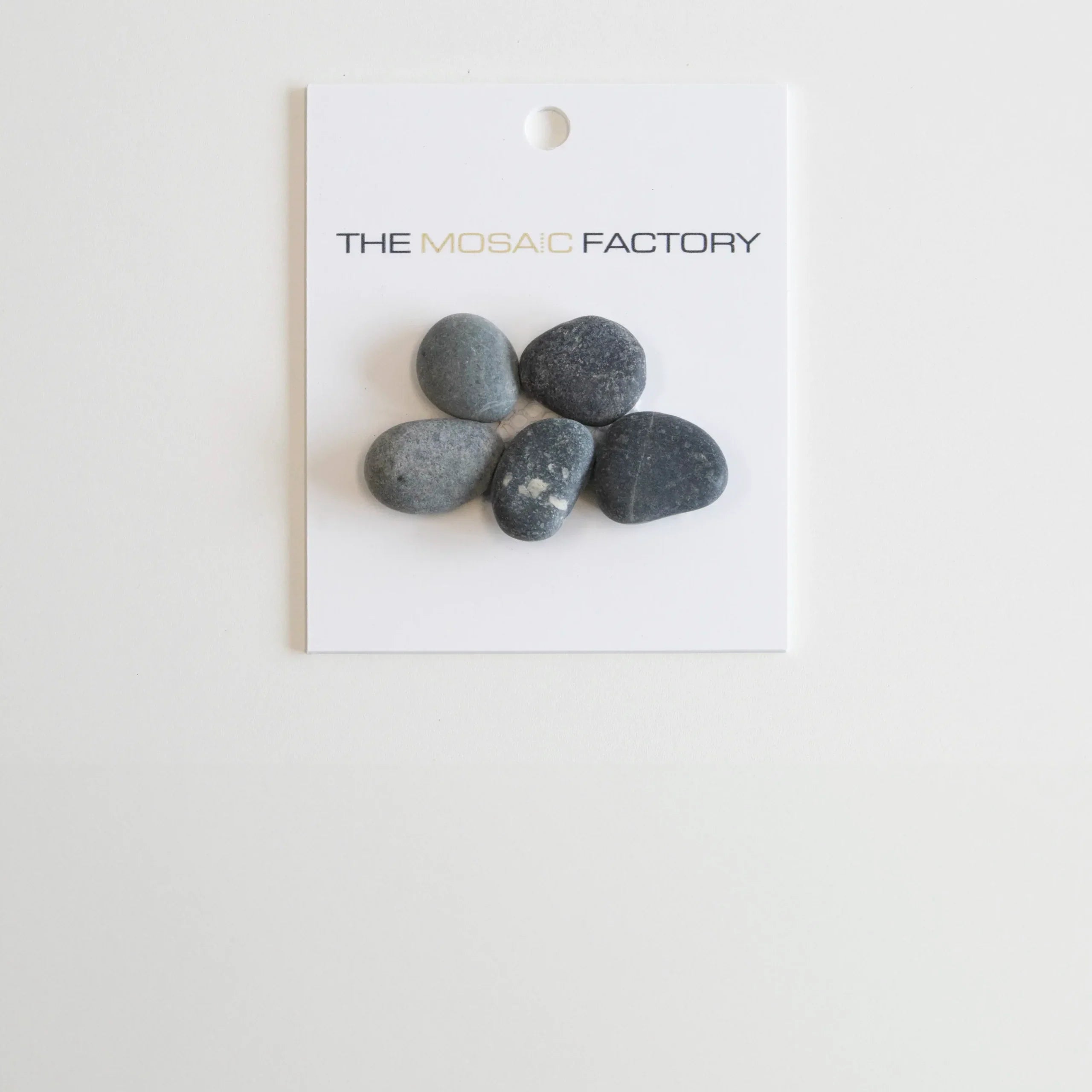 The Mosaic Factory Natural Stone Mozaiek Tegel Kiezel - Dark Grey Kiezels Natural 303x300 mm