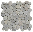 The Mosaic Factory Natural Stone Mozaiek Tegel Pebbles - Grey Marmer Natural 301x300 mm