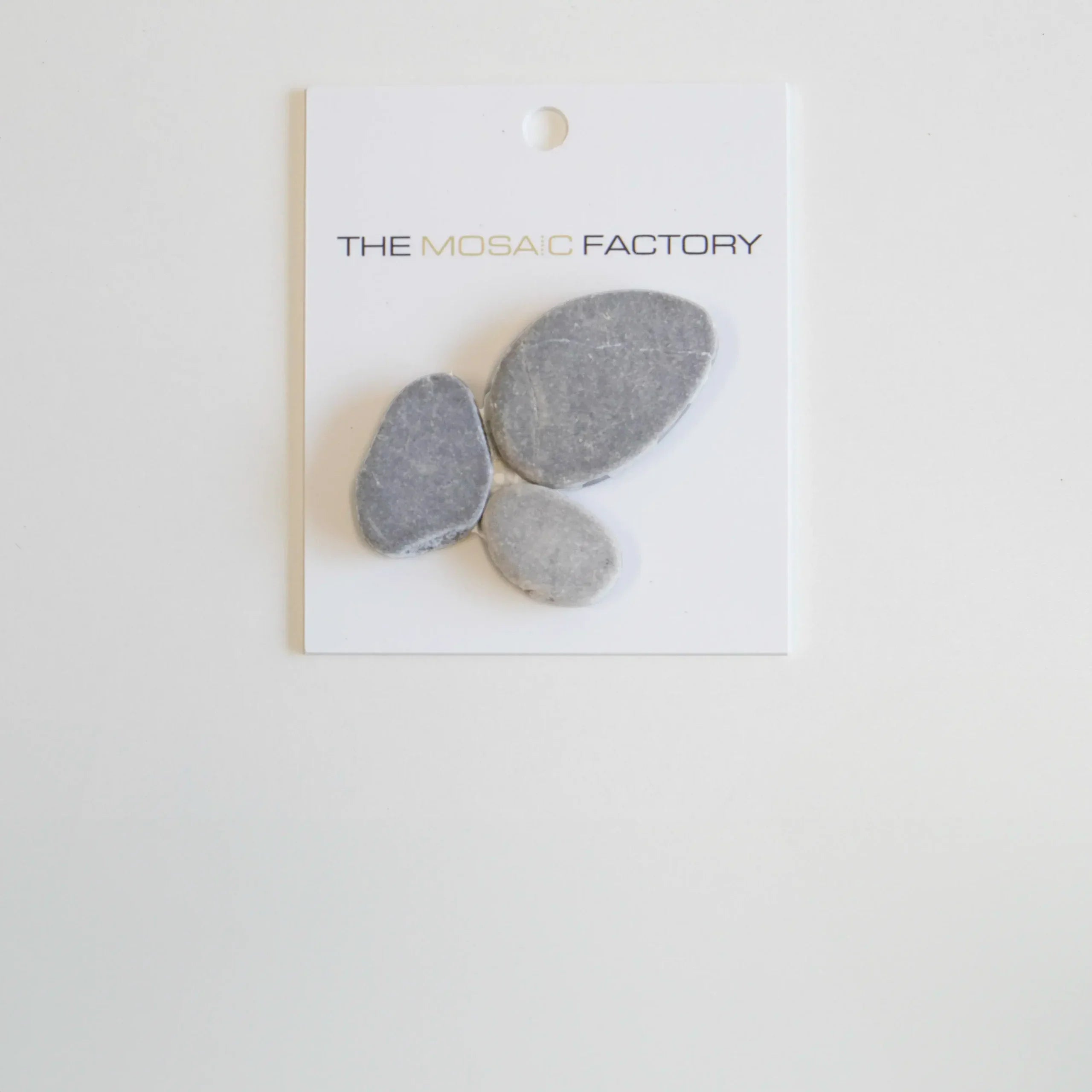 The Mosaic Factory Natural Stone Mozaiek Tegel Pebbles - Grey Marmer Natural 301x300 mm