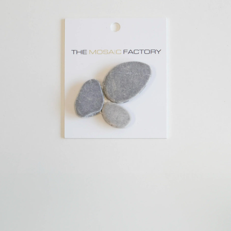 The Mosaic Factory Natural Stone Mozaiek Tegel Pebbles - Grey Marmer Natural 301x300 mm