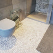 The Mosaic Factory Natural Stone Mozaiek Tegel Pebbles - Ivory Marmer Natural 302x300 mm