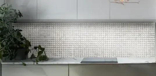 The Mosaic Factory Natural Stone Mozaiek Tegel Vierkant - Cararra Anticato Marmer Natural 305x305 mm