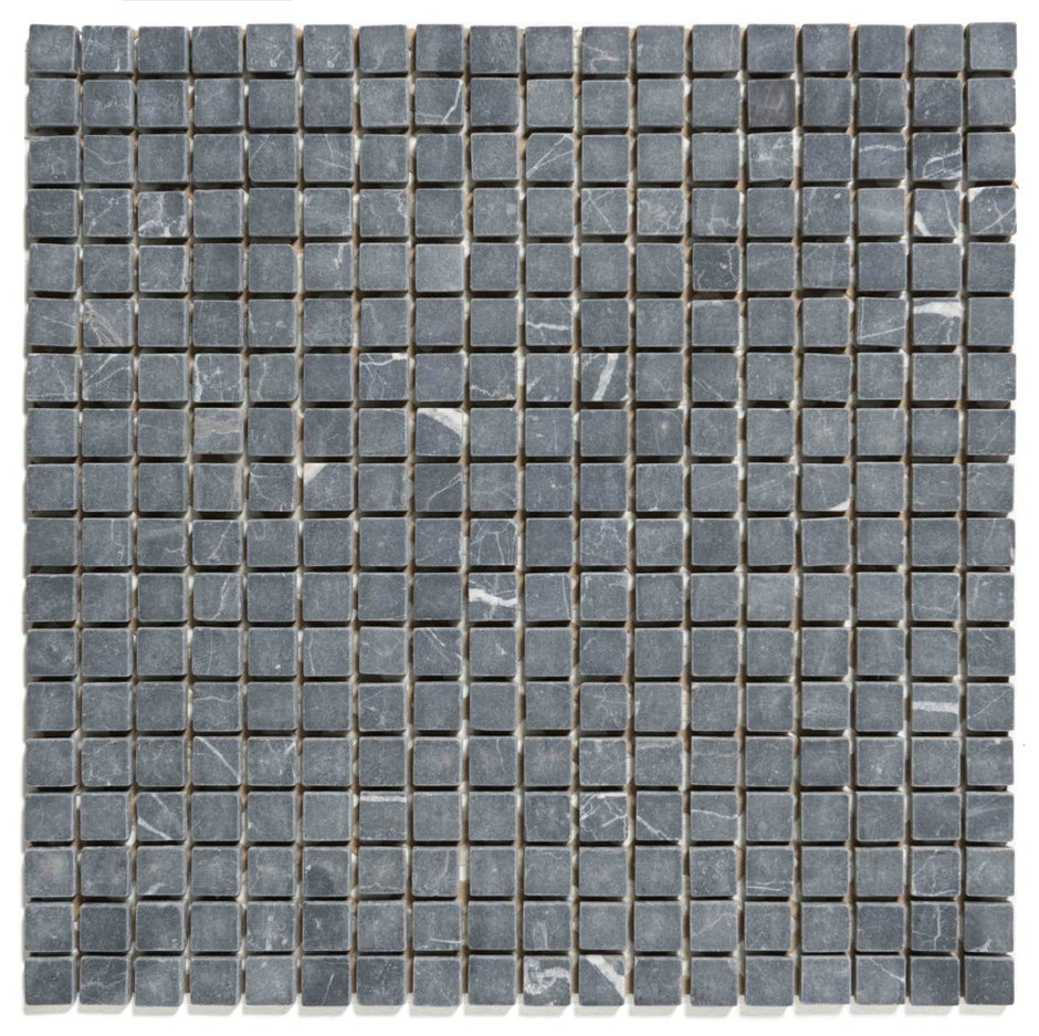 The Mosaic Factory Natural Stone Mozaiek Tegel Vierkant - Nero Anticato Marmer Natural 305x305 mm