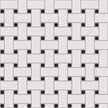 The Mosaic Factory Paris Mozaiek Tegel Basketweave - Wit en Zwart Porselein Geglazuurd 300x300 mm
