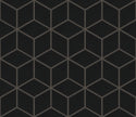 The Mosaic Factory Paris Mozaiek Tegel Cubic - mat Zwart Porselein Geglazuurd 266x305 mm